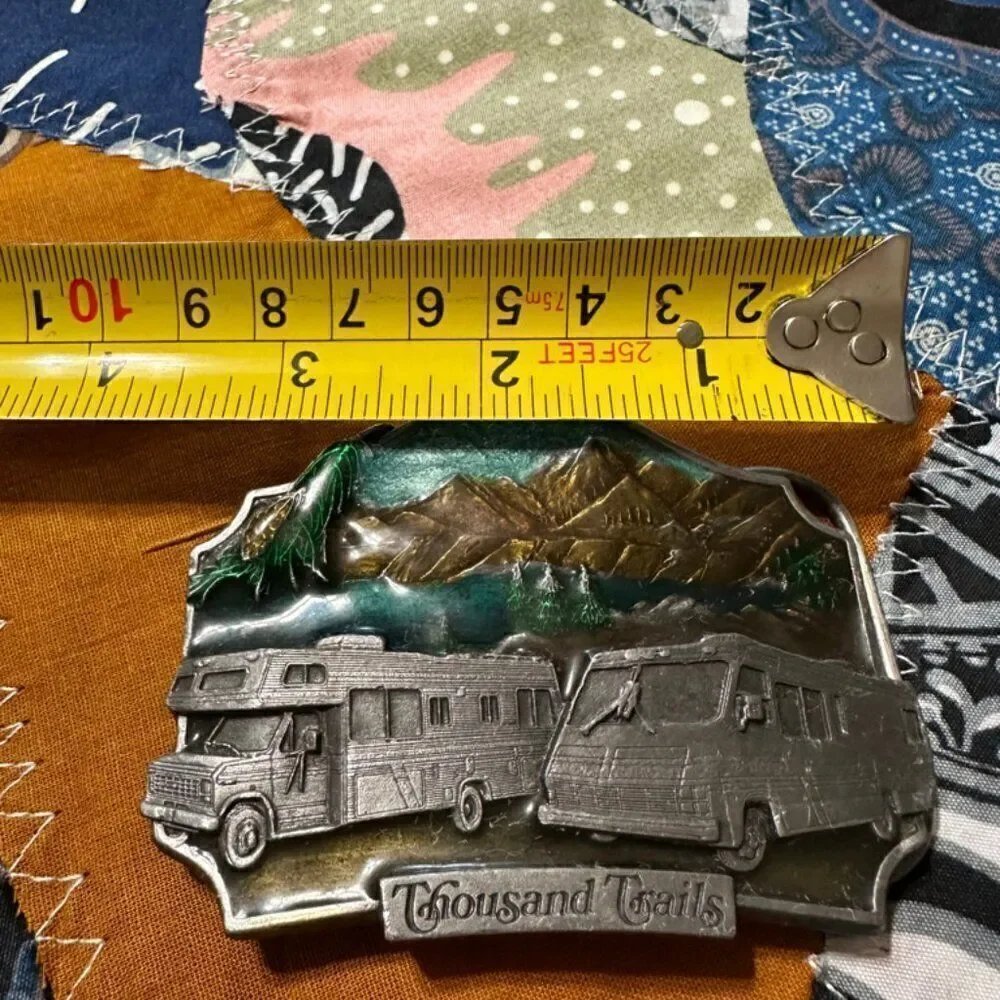 Thousand Trails Buckle numbered 732 of 1000 Vintage